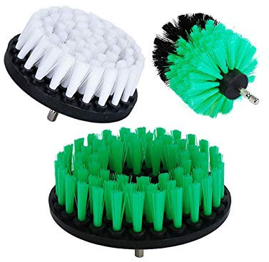 OxoxO Doux Medium Heavy Duty perceuse assuré de Nettoyage Scrub Brosse kit de Fixation pour carrelage Brique