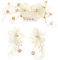 Sarahmi® Haarkamm Haarspangen Hochzeit Ivory Elfenbein Hochzeitsset Haar
