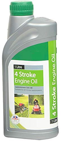 SPARES2GO 4 Stroke SAE 30 Engine Oil for Lawnmower/Chainsaw/Brushcutter (1 Litre)
