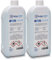 2x 1000ml hebaCARE Desinfektionsmittel Hand - Desinfektionsmittel für Hände - gegen Viren und Bakterien Handdesinfektionsmittel/Handdesinfektion 2 Flaschen (2x 1000ml)