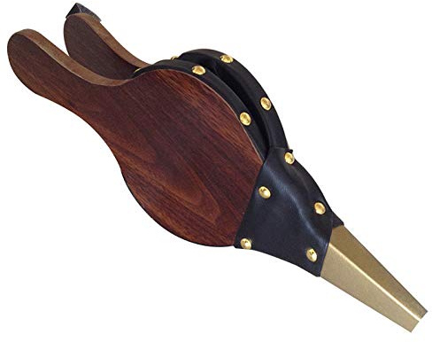 tooloflife Kaminbalg Holz Luftgebläse Feuerbalg für Kamin und Grill Schneller Feuerstarter für Outdoor Camping BBQ Grill Kaminanzünder