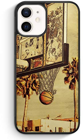 MUNIQASE Basketball Cartoon - Silikon Hülle für iPhone 13 - Motiv Design Sport Cool - Cover Handyhülle Schutzhülle Case Schale