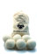 Scentolino XXL Trocknerbälle für Wäschetrockner 6er Set - Trocknerkugeln 100% neuseeländische Schafwolle + 10ml Ätherisches Öl