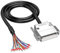 XMSJSIY DB25 Connector Adapter RS232 25 Pin Serial Extension Cable Solderless 25-Pin Port Breakout Replacement Cable with Bare Wire - 1M (DB25 Female)