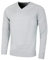 Calvin Klein Herren V-Ausschnitt Soft Cotton Pullover - Light Blau Marl - L