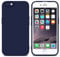 cadorabo Case compatible with Apple iPhone 6 / 6S in FLUID DARK BLUE - Protective cover made of flexible TPU silicone