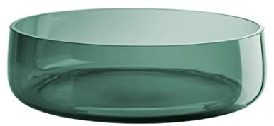 ASA - Schale, Dekoschale - ajana - Glas - Farbe: grün - (ØxH) 30 x 8 cm