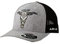 ARIAT Longhorn Grau Baseball Cap - Western Herren Trucker Hat, GRAU, Einheitsgr e