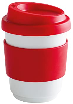 KAHLA fillit Becher 0,27 l cherry red To Go Becher aus Porzellan