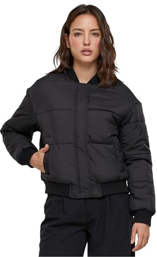 Urban Classics Damen Jacke Ladies Puffer Blouson black 4XL