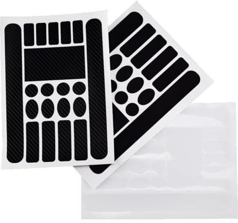 Tadipri 3 Set Fahrrad Kettenstreben Aufkleber Teiliges Fahrrad Rahmen Schutzfolie Lackschutz MTB BMX Kette Lackschutzfolie