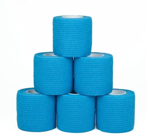 Rehband Athletic Cohesive Tape, Selbstklebende Haftbandage für Mensch & Tier, Wundverband, Fixierbinde, elastischer Selbstklebender Verband