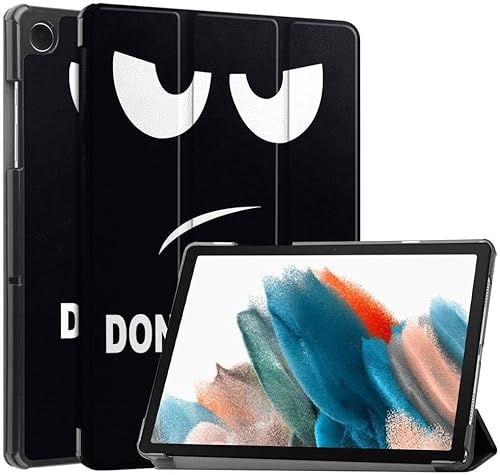 Tablet Hülle Passend für Samsung Galaxy Tab A9 Plus | Book Case mit Ständer | Kunstleder Schutzhülle | Tri-fold | Don't Touch