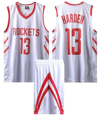 2 Pièces Tenue Basket Enfant/Adulte 2024, Ensemble Basket Enfant/Adulte, Pop Maillot Basket Enfant/Adulte, Maillot sans Manches + Pantalon Court Enfants/Adulte Blanc XL
