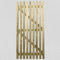 md carpentry Wooden Garden Picket Gate Pedestrian Gate 150cm High x 75cm Wide x 6cm Deep, Brown, Wood, Garden Path Style