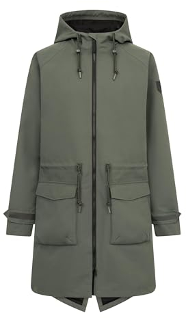 derbe Regenjacke Phoeby Dog Damen Grün Hundejacke 36 | Jacke für Hundebesitzer | Gassi Gehen | Regenmantel