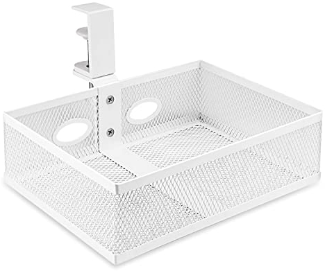 HAQIUHETO 【360-Grad-Drehung schublade unter schreibtisch organizer schublade schreibtisch organizer schubladen Desk schubladen für Büro Tisch Schminktisch Zuhause Büro Weiß