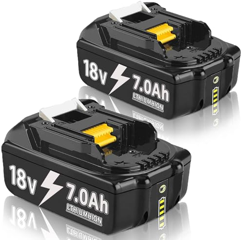 2X 18V 8.0Ah/8000mAh Ersatzakku für Makita 18v BL1850 BL1815 BL1830 BL1840 BL1860 LXT400 194204-5 194205-3 194230-4 Akku für Elektrowerkzeuge