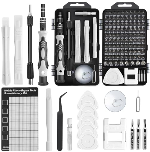 Romon Set Cacciaviti Precisione Magnetici, 122 In 1 Set Cacciaviti Set Cacciaviti Professionali, Kit Cacciavite Di Riparazione Portatile, Per Smartphone, Tablet, Elettronica