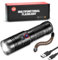 Rechargeable Torch, Super Bright LED Torches 60000 Lumens Powerful Hand Torch with Power Display, 5 Lighting Modes, Zoomable, IP67 Waterproof, Tactical Flashlights for Camera