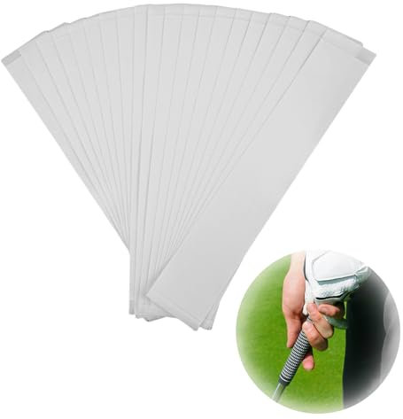 20 Pack Golf Grip Tape Strips - Golf Club Grip Tapes, Double Sided Grip Tape Golf, Professional Golf Grip Wrapping Tapes for Regripping Golf Clubs, Ultimate Golf Tape For Better Regrip And Control