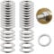 Lot de 30 rondelles de montage pour porte de chambre M10 x 16 x 1 - En acier inoxydable - Sans traces d'abrasion