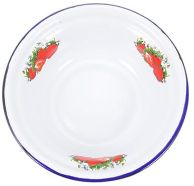 Amosfun Cuenco de Sopa Retro de 18 Cm Olla de Hierro para Fideos de Gran Capacidad Suministro de Cocina Frutero Cocina Casera