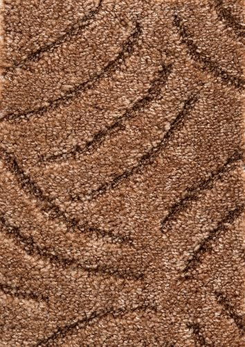 andiamo Teppichboden Meterware Emmy - Auslegware Teppichboden Bodenbelag Meterware aus strapazierfähigem Polyamid 400 x 450 cm Braun