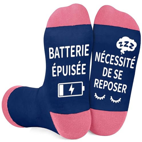Cadeau Fete des Meres Noel Femme Original Utile, Chaussettes Femme 39 42 Fantaisie Coton, Chaussettes Rigolotes Femme Humoristique Idee Cadeau Amie Maman Mamie Soeur Anniversaire Saint Valentin