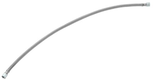 sourcing map Air Compressor Exhaust Tube, 5/8 Thread Dia 31 Length Compressor Hose Stainless Steel Hose Air Tube Compressor Hardware Accessories Replacement Parts(Flat Mouth)