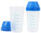 2pc 300ml Trasparente Shaker Bottiglia Creativo Frappè Proteine ​​in Polvere Bottiglia di Miscelazione Shake Tazza Pratica Bottiglia di Acqua Articoli E Attrezzature per Acqua, caffè, tè