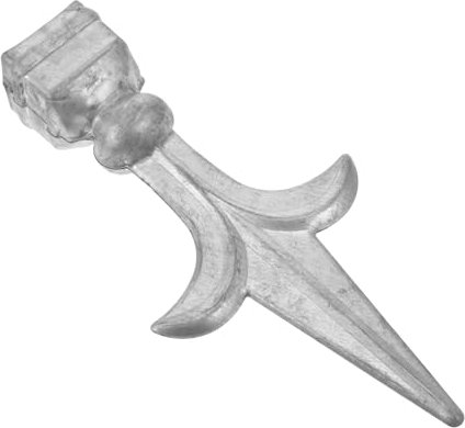 KONTONTY Zaunspitzen Aus Metall Für Gartenzäune Ersatzspitzen Mit Zaunkappen Rostfrei Und Kratzfest Für Bauernhauszäune Und Randspitzen