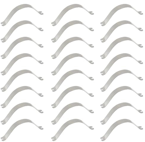 Zangc Federklammern aus Edelstahl, für Bilderrahmen, DIY, Fotorahmen, Werkzeug, Rahmenrückseite, Clips, 100 Stück