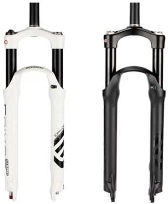 HESHUWEN Bike Forks 1 Pcs Bike Fork 27.5 110mm 130mm 140mm 150mm Mountain MTB Bike Of Air Damping Front Fork 100x9mm Mtb Forks(27.5 140mm remote)