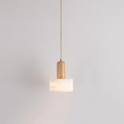 Lampada a Sospensione in Pietra Bianca Lampada a Sospensione Giapponese Sala da Pranzo in Pietra Bianca Trasparente Piccola Lampada a Sospensione Lampadario a Sospensione Lampada a Sospensione
