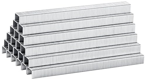 meite Tackerklammern T50/8 mm, Verzinkte Heftklammern Typ 140/8 mm für Tackerklammer, 20 Gauge, 10,5 mm Rückenbreite, verzinkte Klammern für Tackerklammer (5000 Stück)