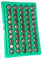 Lot de 50/100 piles bouton AG13 LR44 pour lecteur MP3 montre calculatrice alcaline manganèse 1,5 V 140 mAh