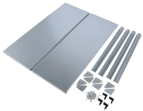 Metall -Topf -Bank mit Hochleistungs -verzinktem Eisen -Treibhaus -Treibhaus -Tisch mit Gummifüßen im Freien im Freien im Freien für Garten Hinterhof 115x40x80 cm