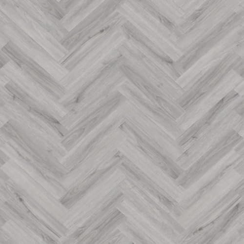 Allora (RBH) Oxford Grey Wood Effect SPC Click Luxury Vinyl Tile - Herringbone(5.2mm LVT), For Home & Commercial Use, Suitable For Underfloor Heating