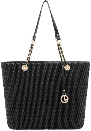 L.CREDI Roxanne Shopper Black schwarz