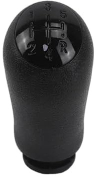 UIEOWHN Auto Manuelle Shifter Schaltknauf Hebel Stick Kopf Für Renault Für Clio 3 Twingo 3 MK3 Laguna 2 Modus Auto Schaltknauf Schaltknauf(5-Speed Black)