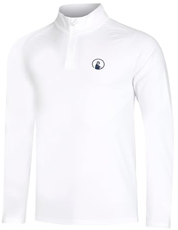 Quiet Please Big Serve 1/4 Zip Longsleeve Herren weiß