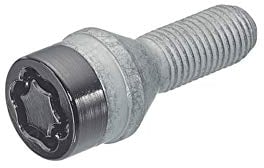 McGard Set de boulons anti-vol M14x1.50 Noir - Conique - Longueur 29mm (17mm tête)