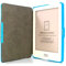 Kobo Glo Étui de protection fin à rabat magnétique en cuir rigide avec plastique pour KOBO GLO Bleu ciel
