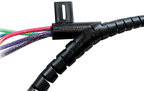 Fellowes Cable Zip, Tidy Tube, Management Sleeve, 2 m Length, 2 cm Diameter, Black