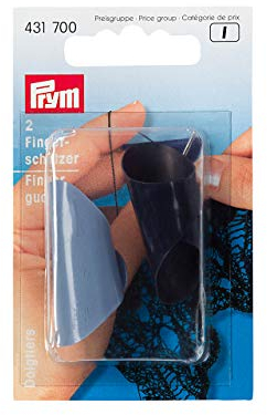 Prym 431700 Finger-Schützer, 2 Stück, blau