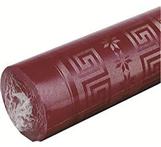 Papiertischdecke Damast 1.20 x 6 m farbig