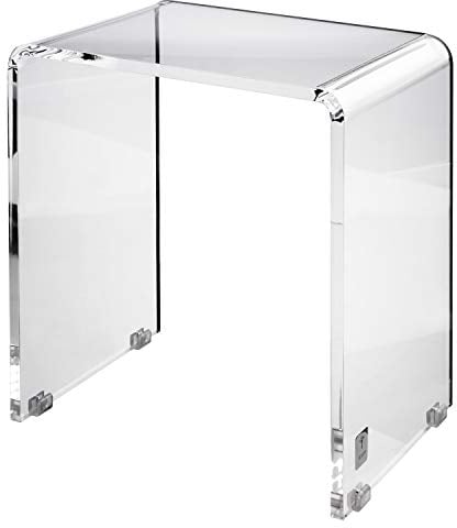 JOOP Lifestyle Duschhocker Badhocker Badezimmer Klar Acryl Maße: 42 cm x 47 cm x 30 cm