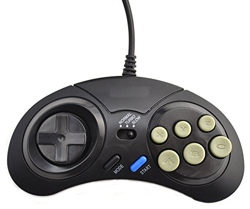 Joystick per console SEGA Megadrive con 8 pulsanti e funzioni Turbo / Slow