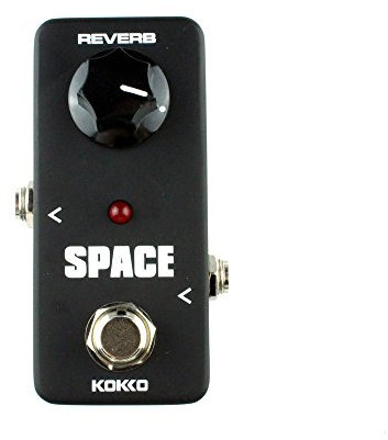 KOKKO FRB2 SPACE Mini Guitar Effects Pedal, Black - Full Reverb and Classic Hall Effect Sound Processor, Compact, GUITAR EFFECT DEVICE